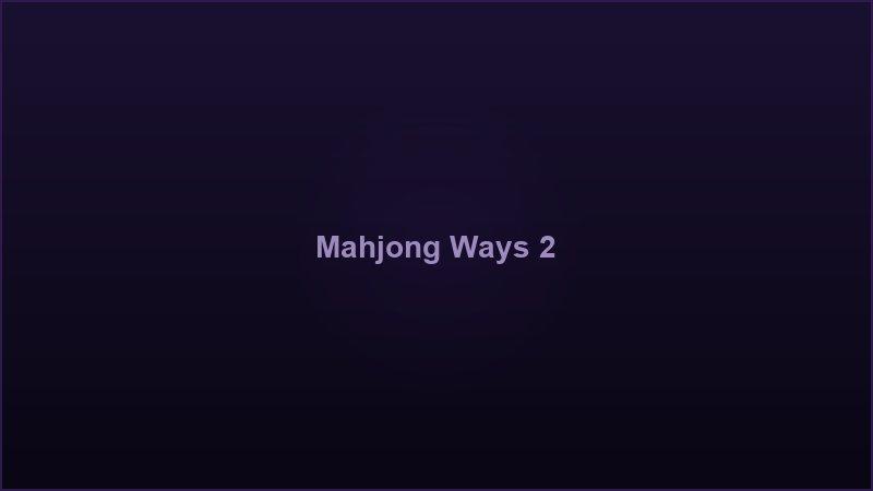 Mahjong Ways 2 PG Soft slot gacor dengan simbol ubin emas dan pengali Gold Wild