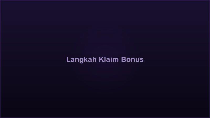 Langkah klaim bonus new member Cocol88 dari daftar akun hingga withdraw
