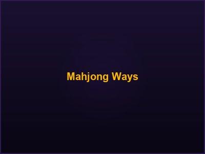 Mahjong Ways slot PG Soft
