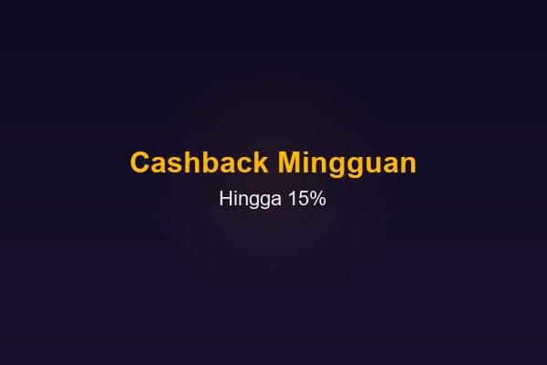 Cashback mingguan Cocol88 hingga 15%